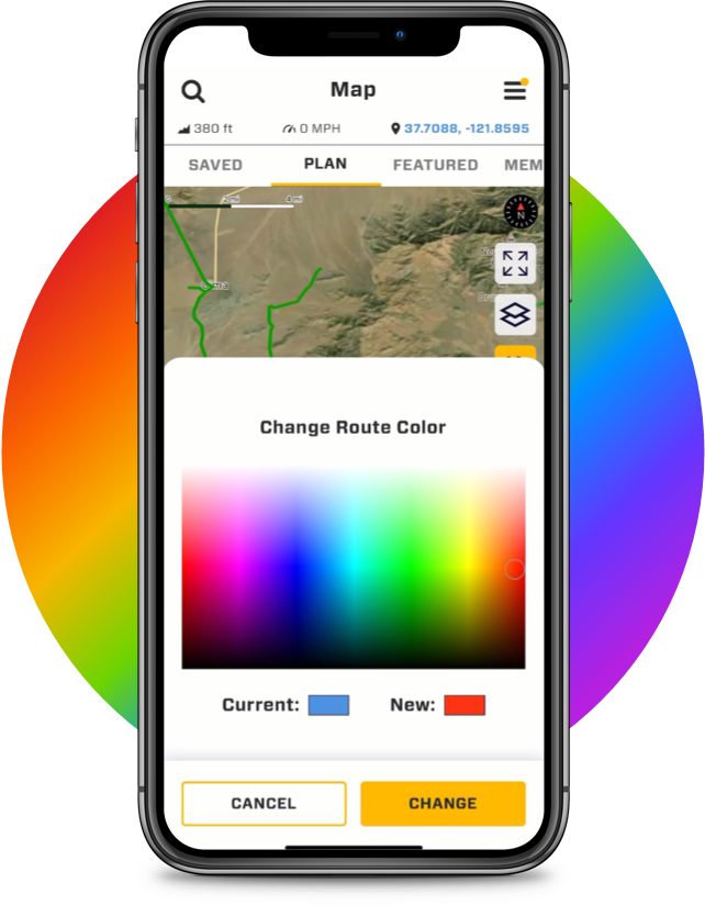 Color Change Graphic