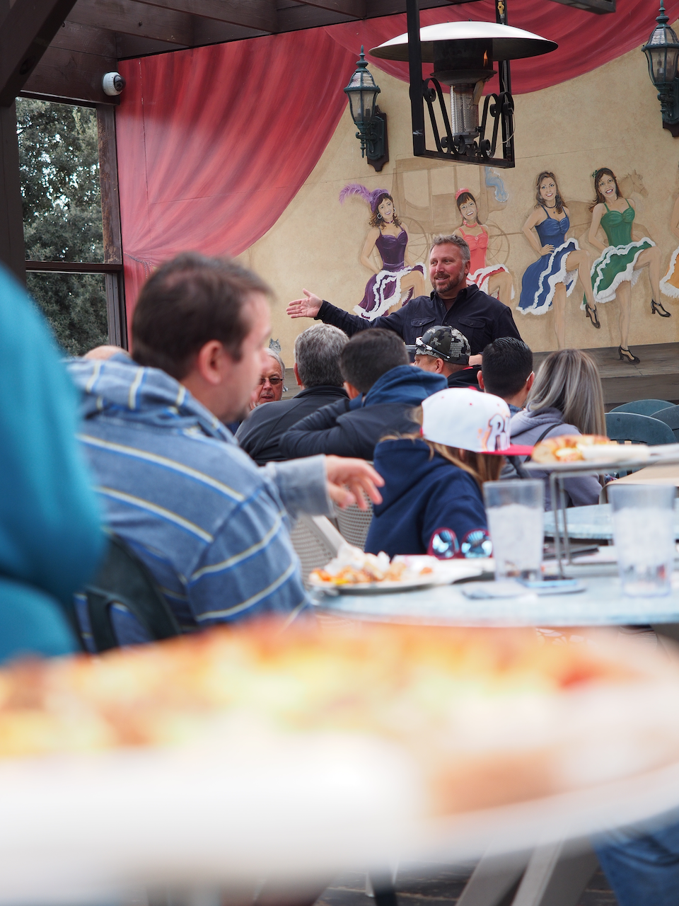 Member Feature Papa Dave Pleasanton Meetup Meal Dave Addington speaking in front of a group.
